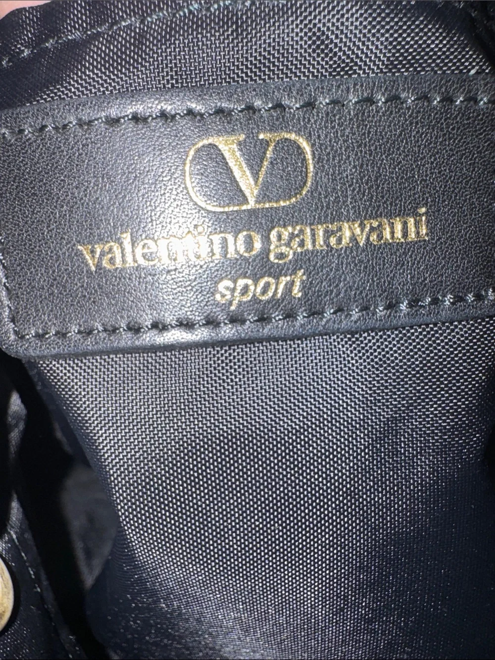 Valentino Garavani vintage authentic Sport Line backpack in classic black nylon